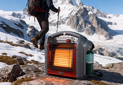 portable solar heater camping