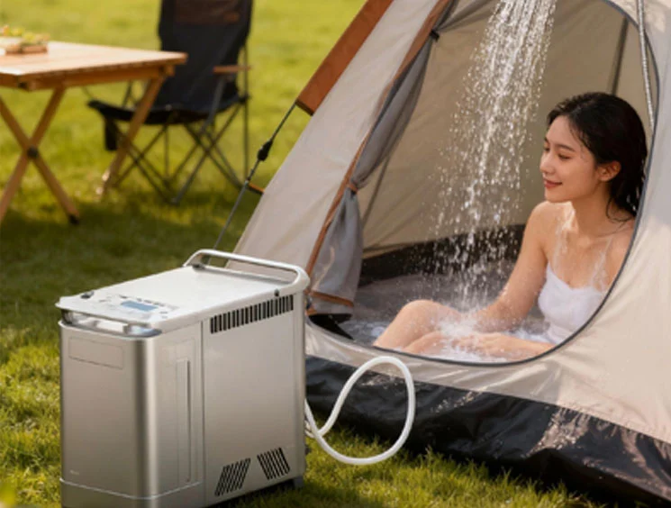 exterior propane tankless water heater