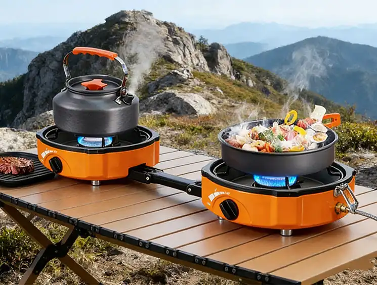 two burner portable stove