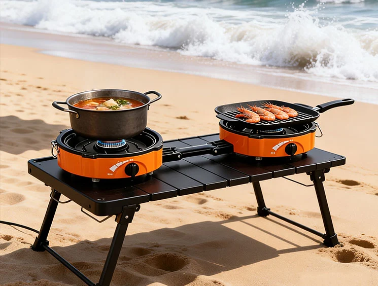 twin burner butane stove