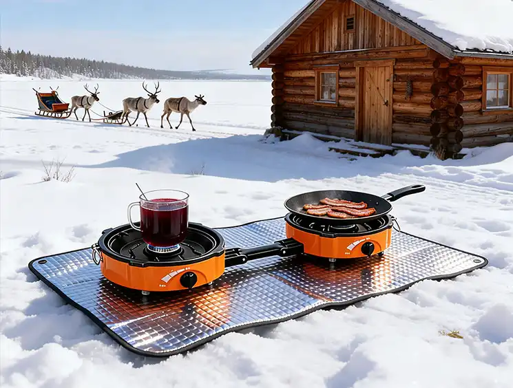 2 burner portable camping stove