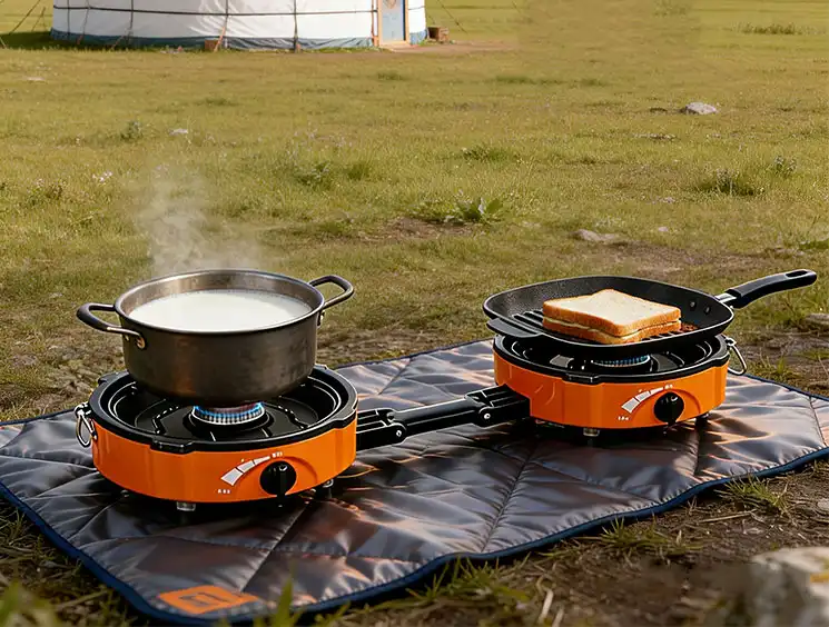 butane twin stove