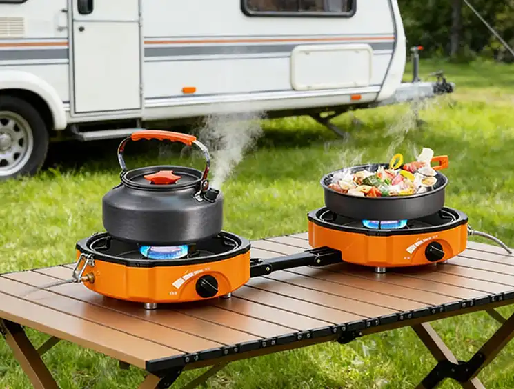 two burner portable stove