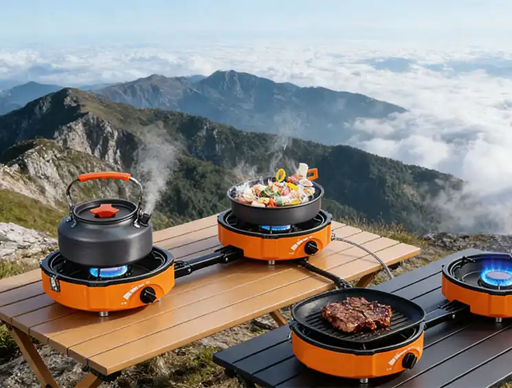 dual burner butane stove