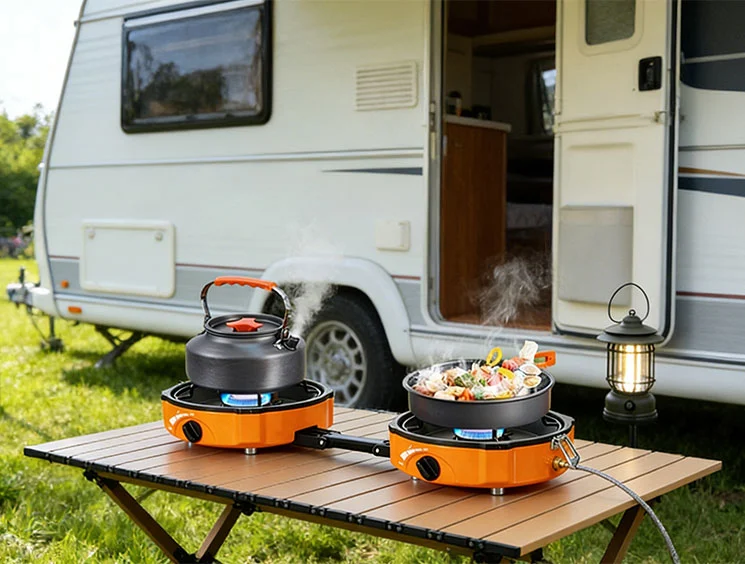 two burner portable stove