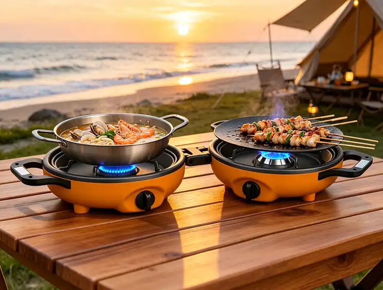 portable dual burner portable dual burner