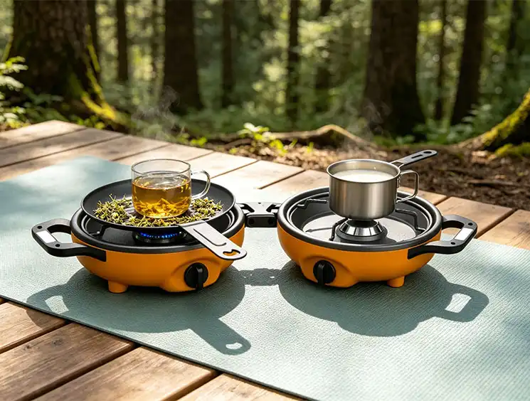 portable double camping stove portable double camping stove
