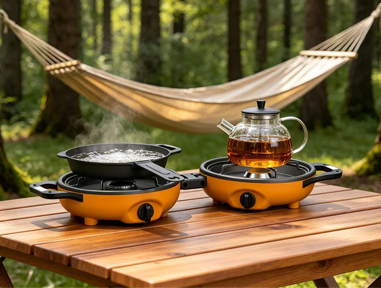 portable double camping stove portable double camping stove