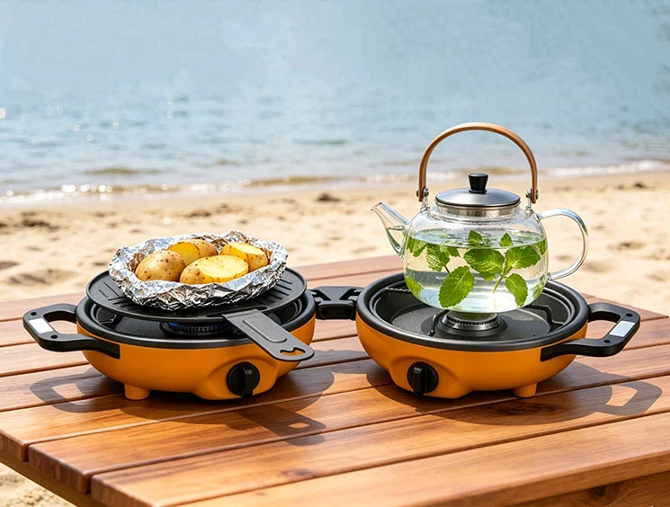 portable double camping stove portable double camping stove
