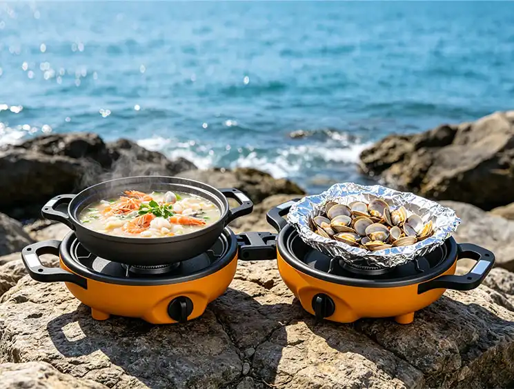 inset cooking pan butane stove inset cooking pan butane stove