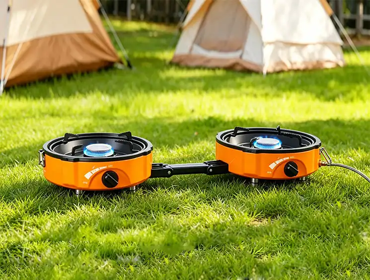 portable double camping stove