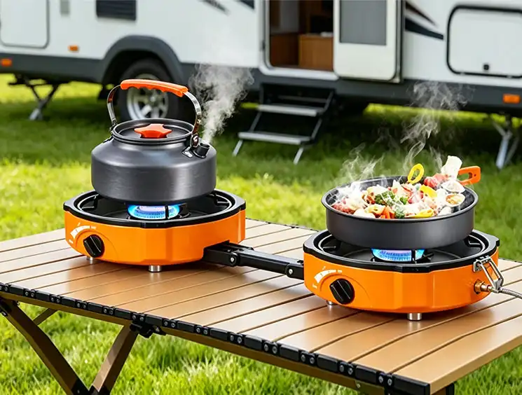 inset cooking pan butane stove