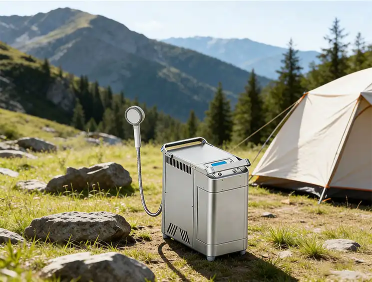 outdoor propane instant hot water heater