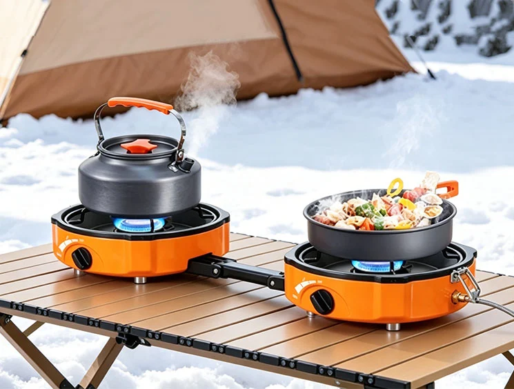 dual burner butane stove