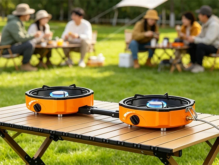 dual burner butane stove