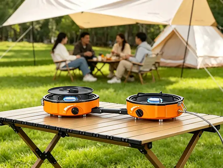 two burner portable stove