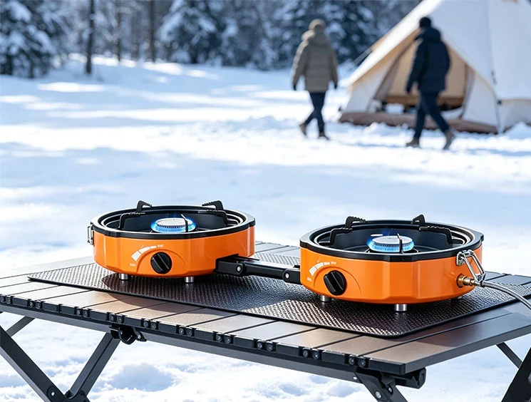 inset cooking pan butane stove
