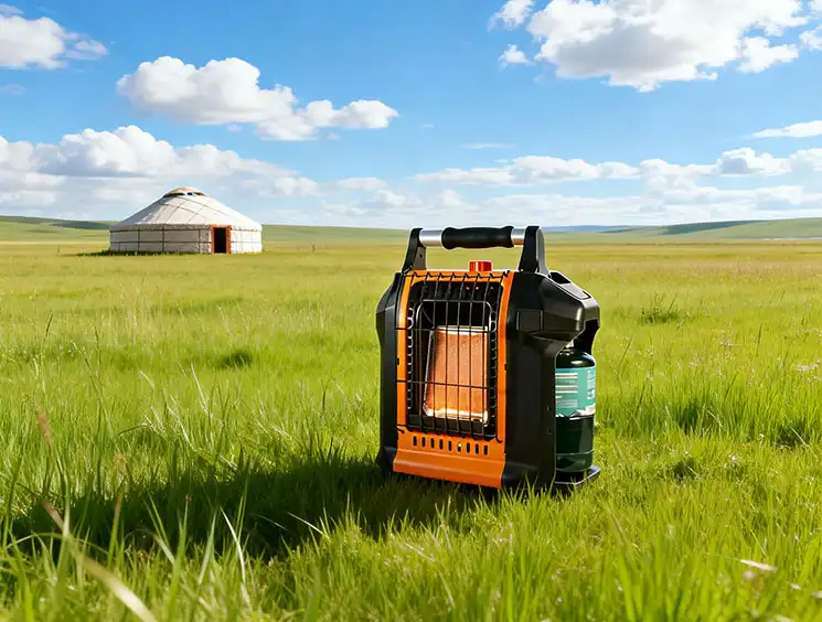 free standing vented propane heater