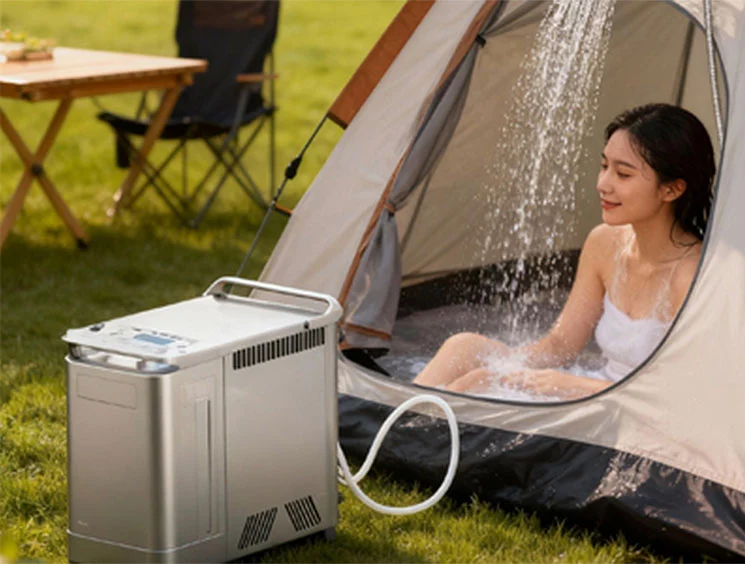outdoor propane instant hot water heater