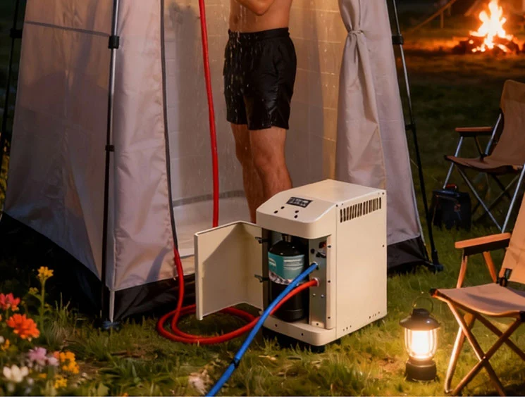 outdoor propane instant hot water heater