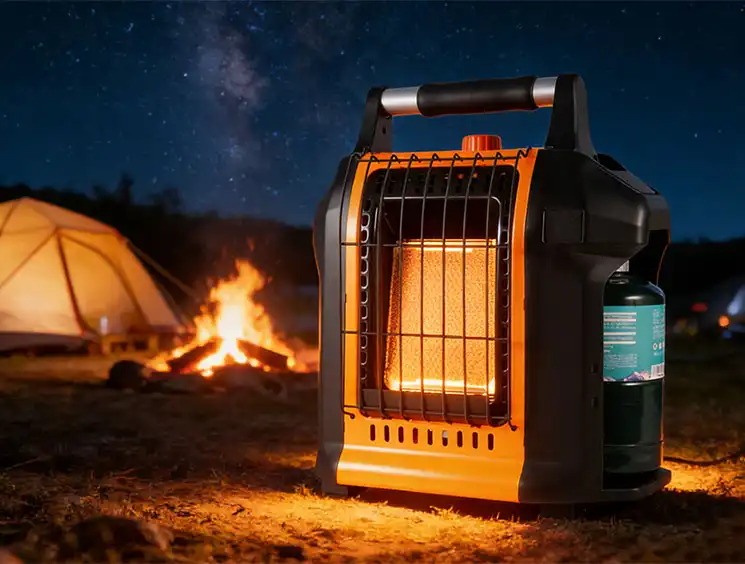 Luwas ba ang mga Portable Propane Heater para sa mga Tolda ug RV Camping?