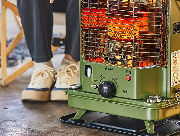 8500 BTU Keroseenverwarmer vir Hutte en Klein Ruimtes