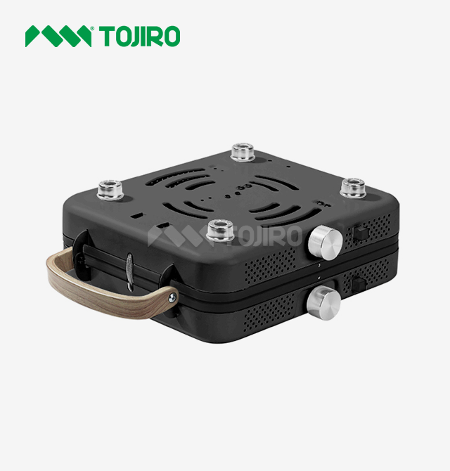 2 burner butane stove with plate